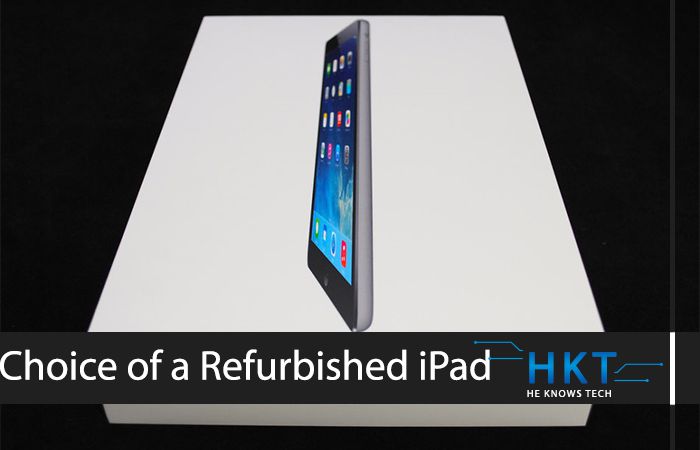 your Choice of a Refurbished iPad