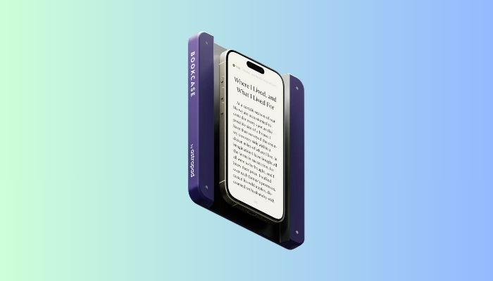 Astropad’s Bookcase Transforms Your Smartphone into a Book-Like E-Reader