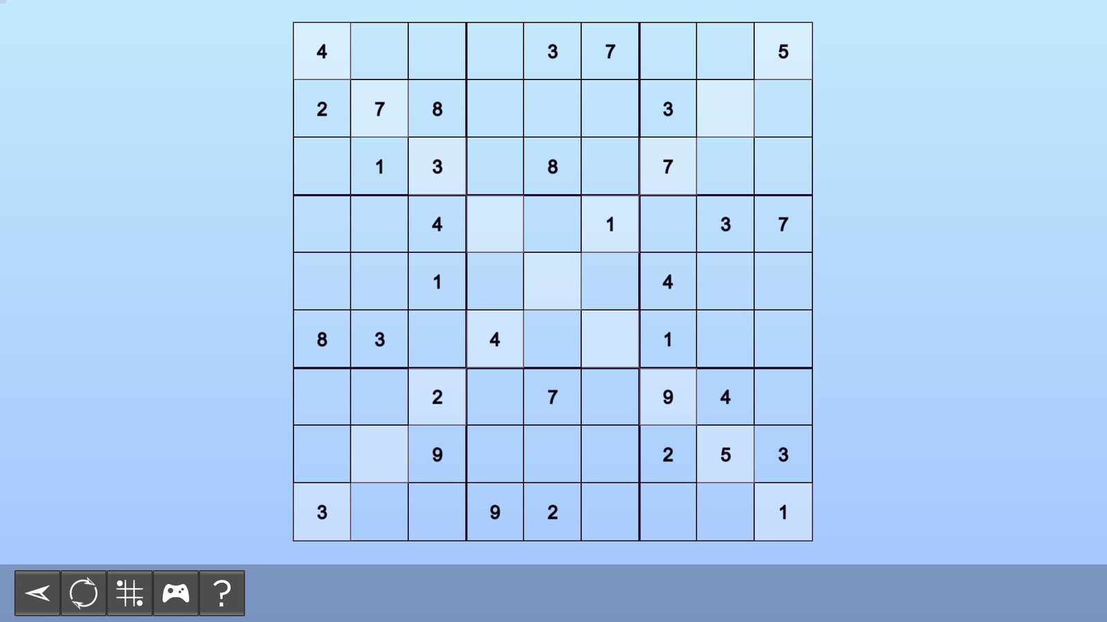 sudoku puzzle